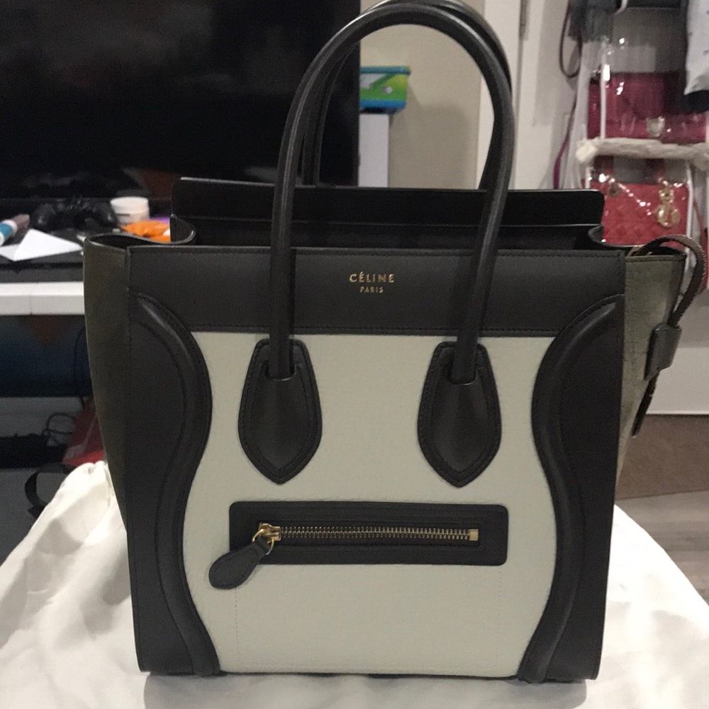 Celine Micro Khaki Tricolor (Negotiable $)
